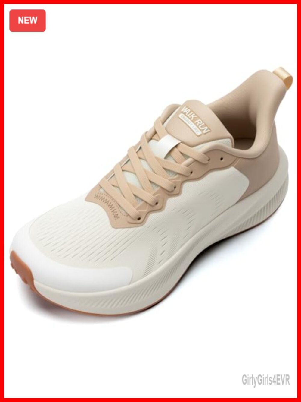 Wide Toe Box Women's Running Walking Tennis Work Nurse Sneakers Breathable